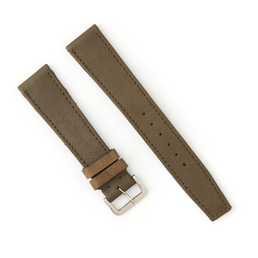 Hatchling Straps Vintage Inspired Grey 19mm-Long