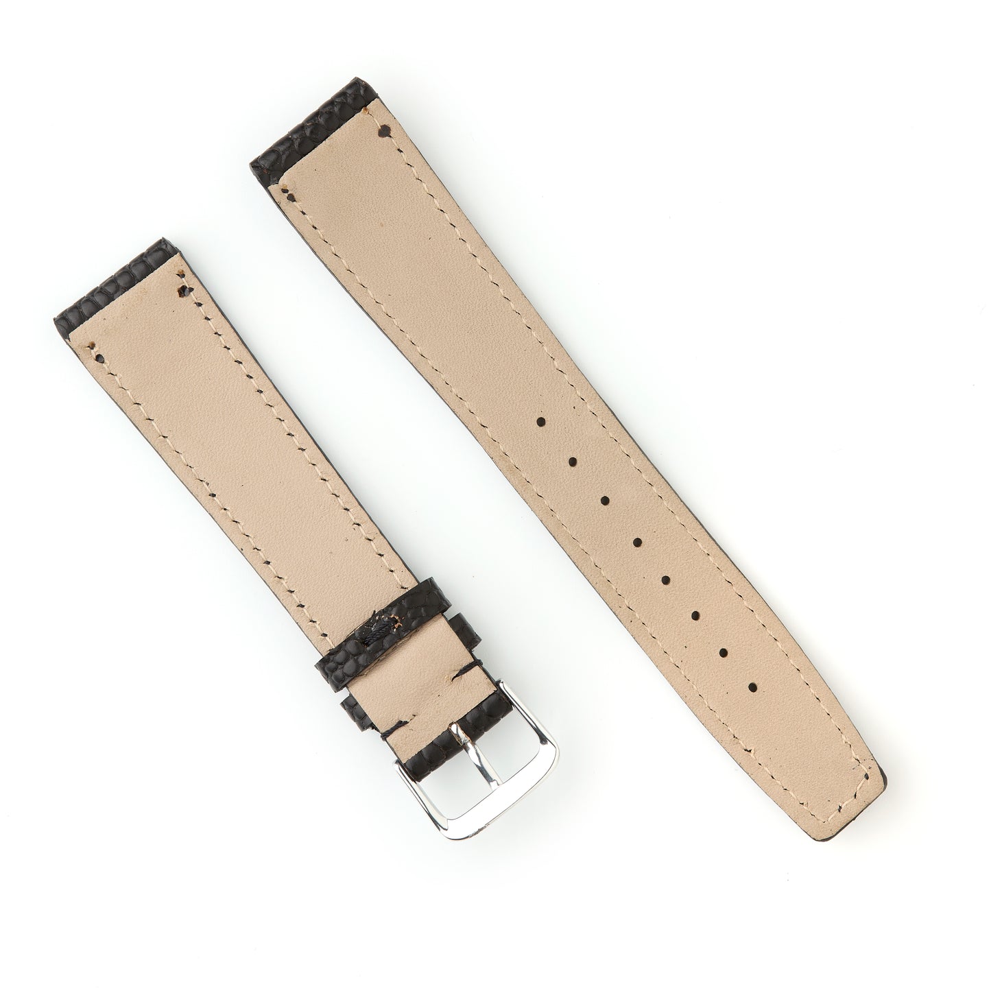 Hatchling Straps Vintage Inspired Black 19mm-Long