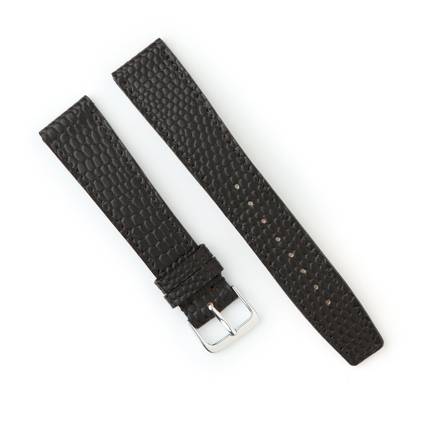 Hatchling Straps Vintage Inspired Black 19mm-Long