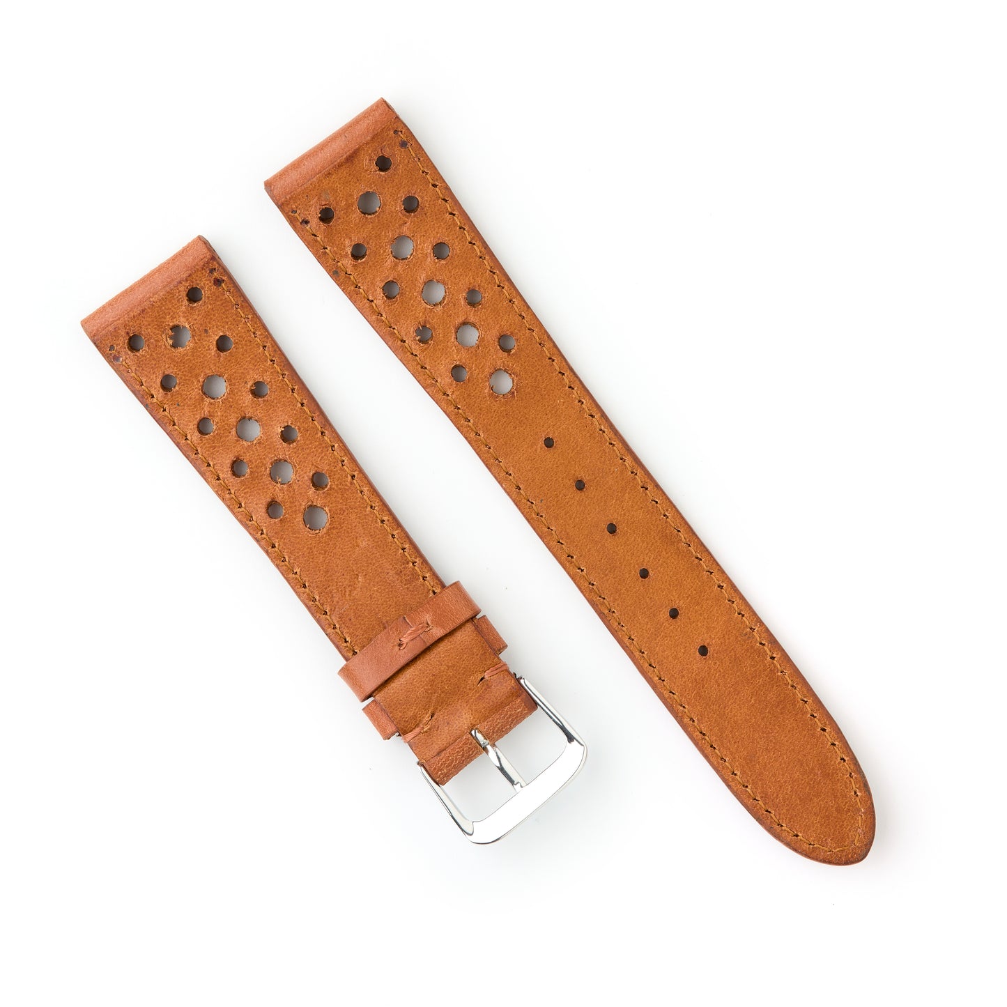 Hatchling Straps Vintage Inspired Rallye Brown 19mm