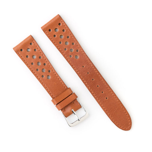 Hatchling Straps Vintage Inspired Rallye Brown 19mm