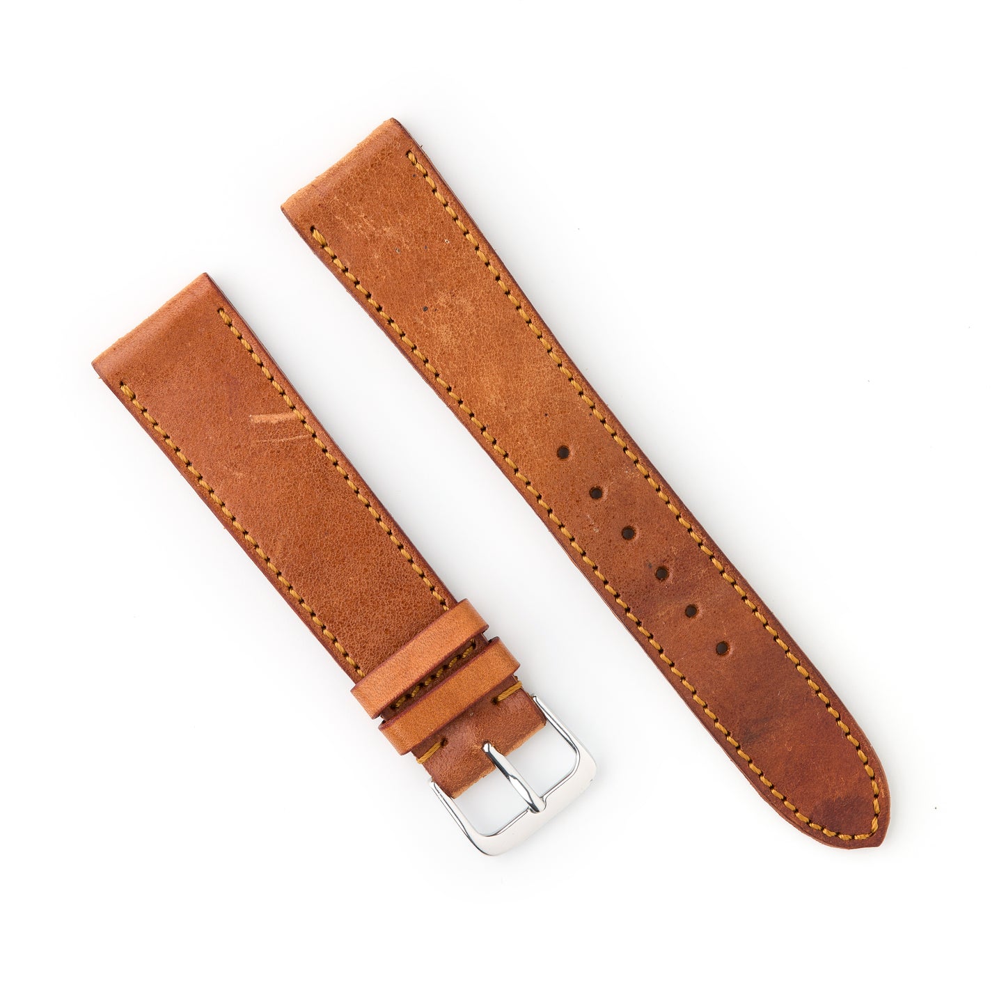 Hatchling Straps Vintage Inspired Brown 19mm