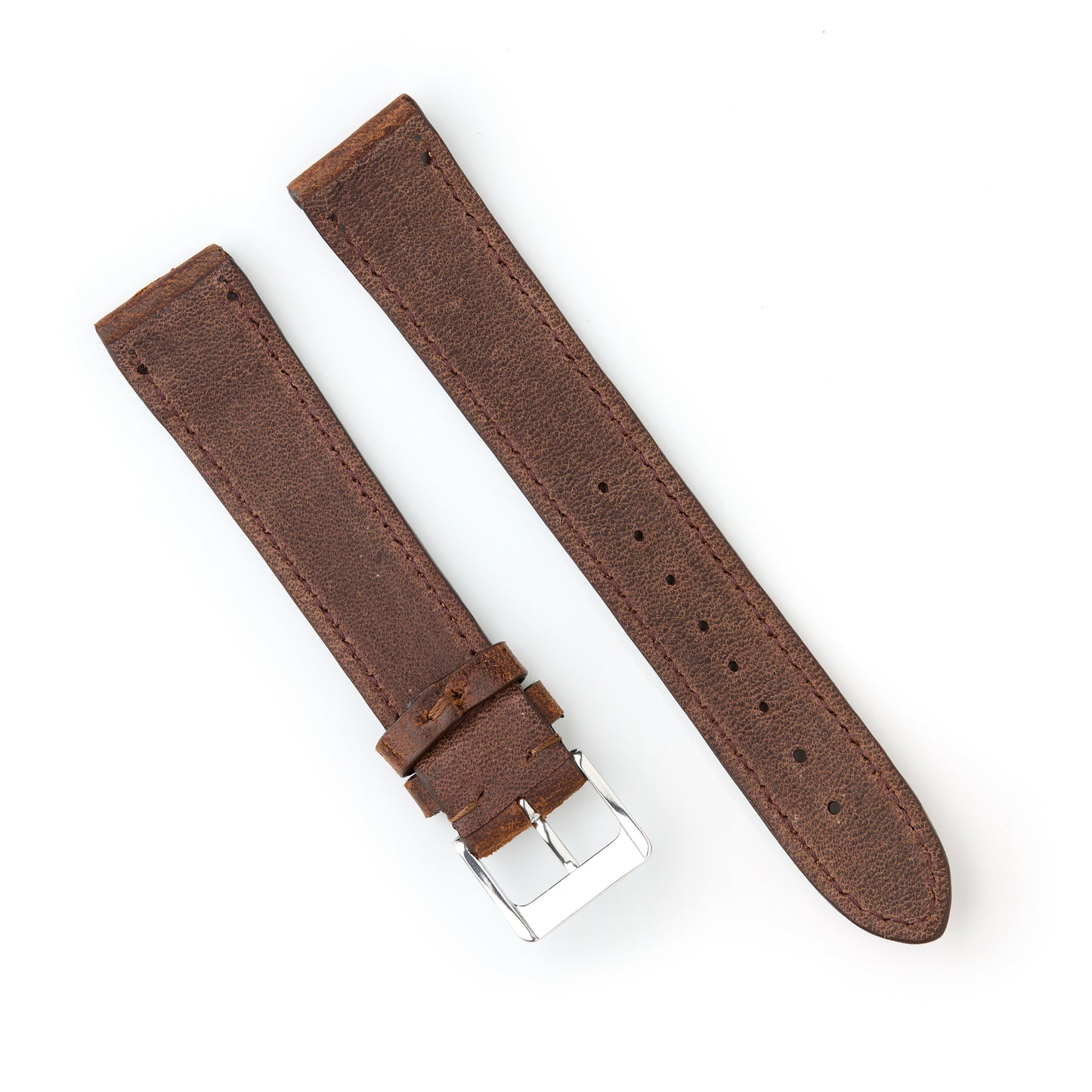 Hatchling Straps Vintage Inspired Brown 19mm-Long