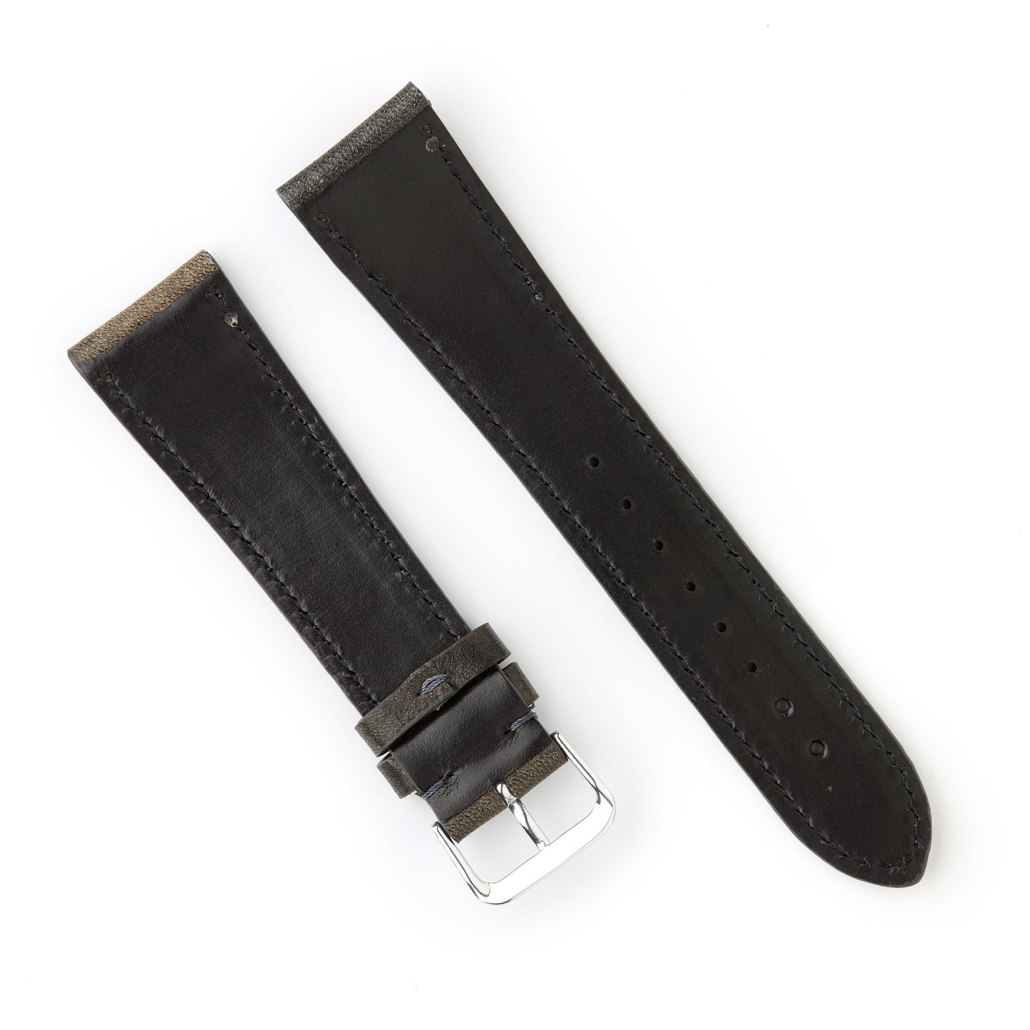 Hatchling Straps Vintage Inspired Grey 22mm-Long