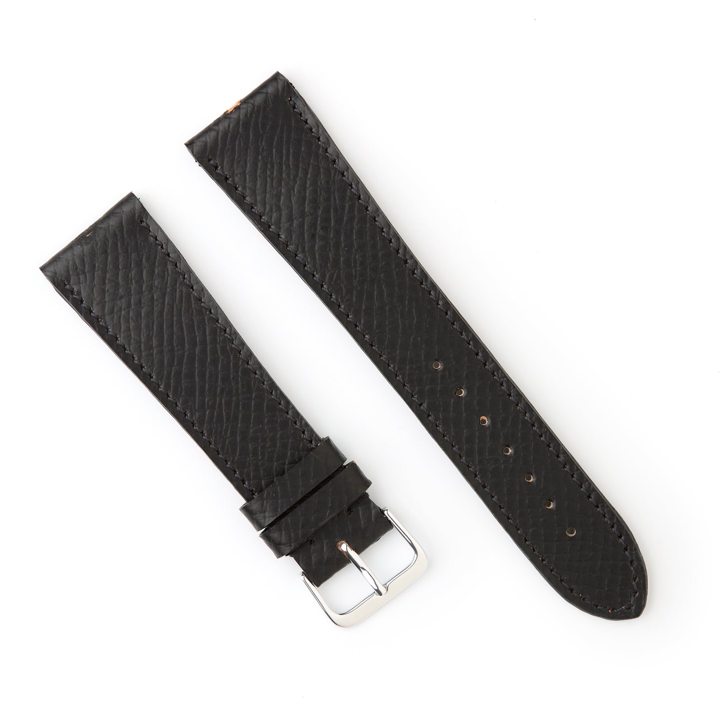 Hatchling Straps Vintage Inspired Black 22mm-Long