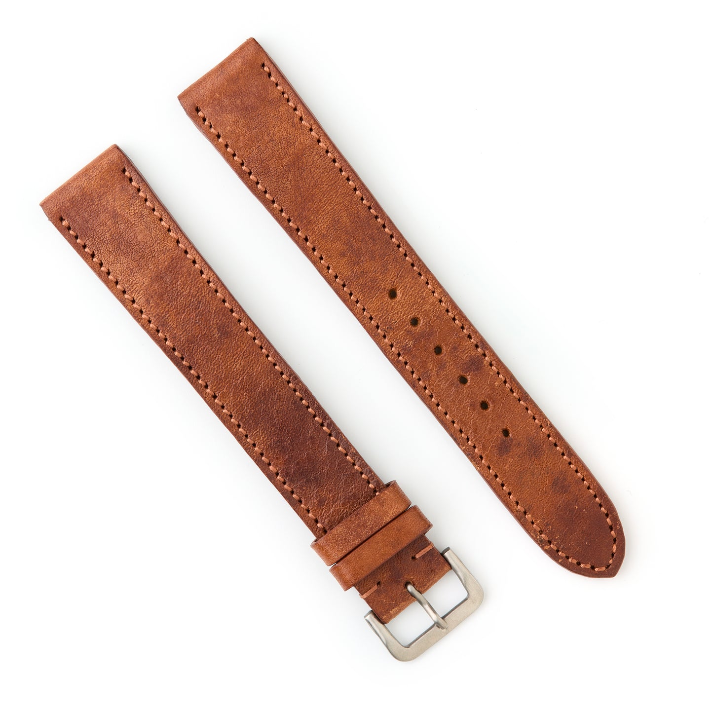 Hatchling Straps Vintage Inspired Brown 18mm-Extra Long