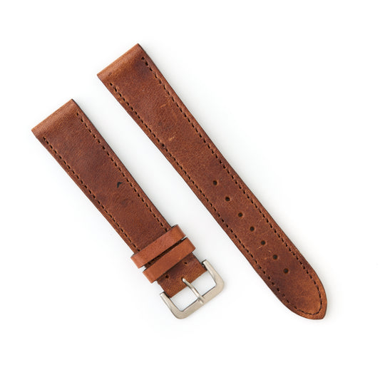 Hatchling Straps Vintage Inspired Brown 18mm