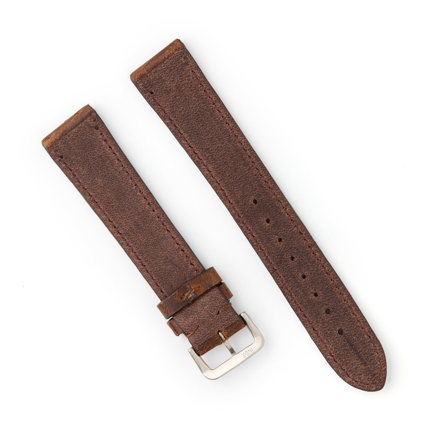 Hatchling Straps Vintage Inspired Brown 18mm-Long