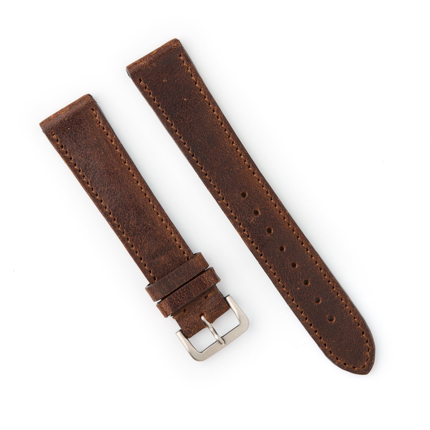 Hatchling Straps Vintage Inspired Brown 18mm-Long