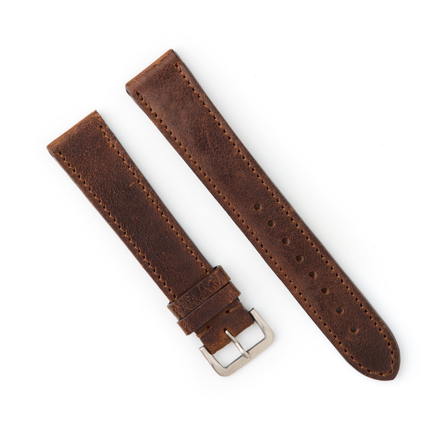 Hatchling Straps Vintage Inspired Brown 18mm-Long