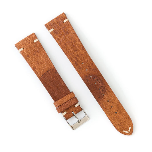 Hatchling Straps Vintage Inspired Brown 20mm-Long