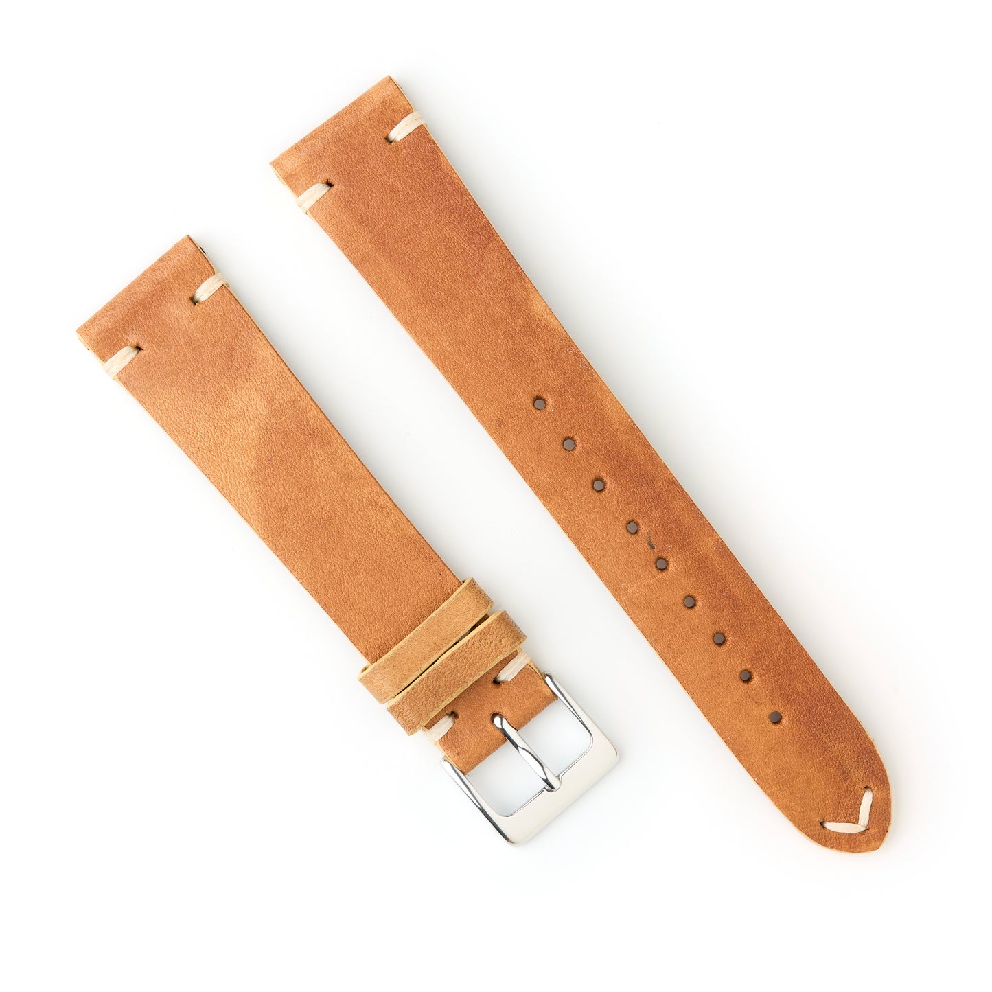 Hatchling Straps Vintage Inspired Brown 20mm-Long