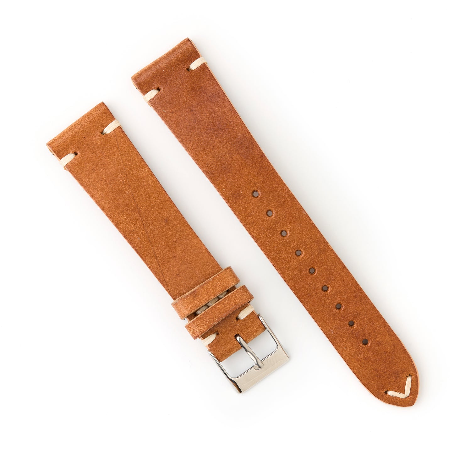 Hatchling Straps Vintage Inspired Brown 20mm-Long
