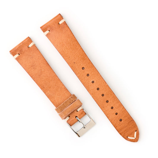 Hatchling Straps Vintage Inspired Brown 20mm-Long