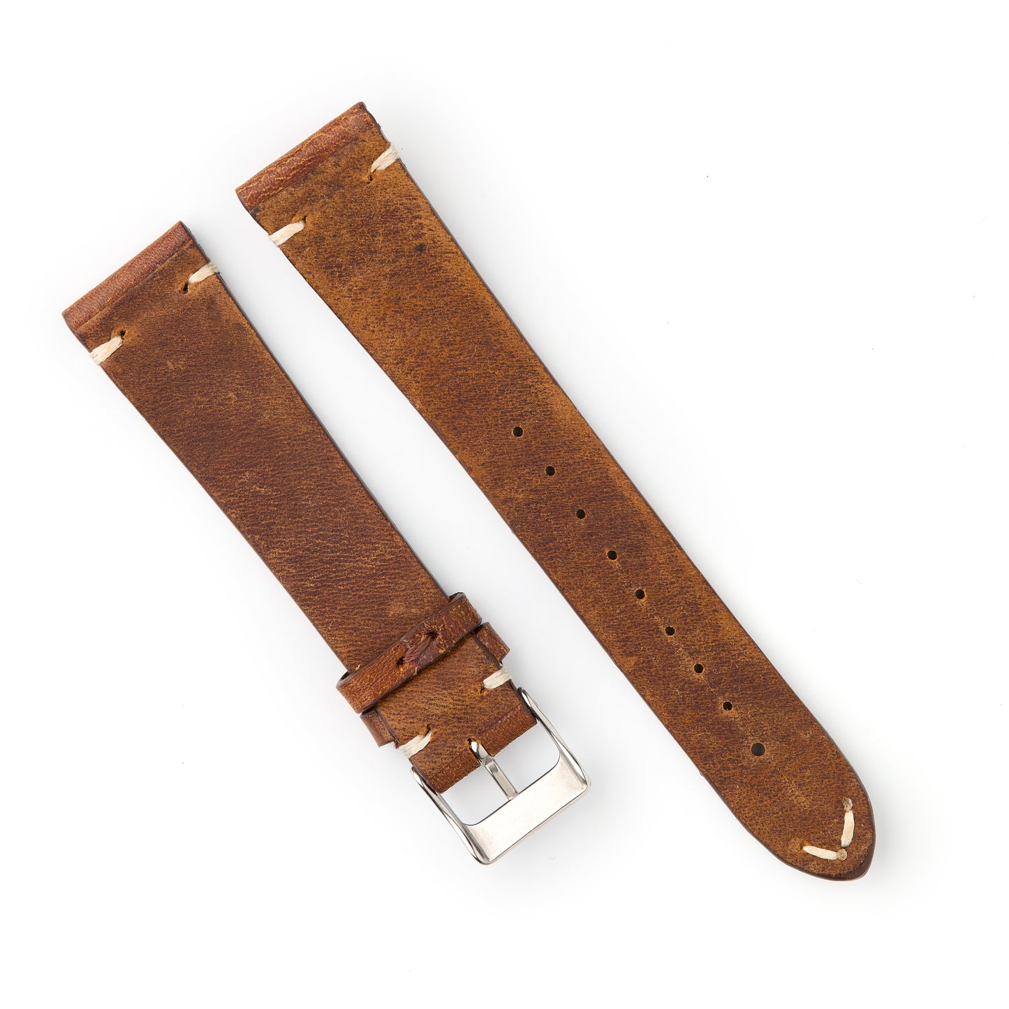 Hatchling Straps Vintage Inspired Brown 20mm-Long