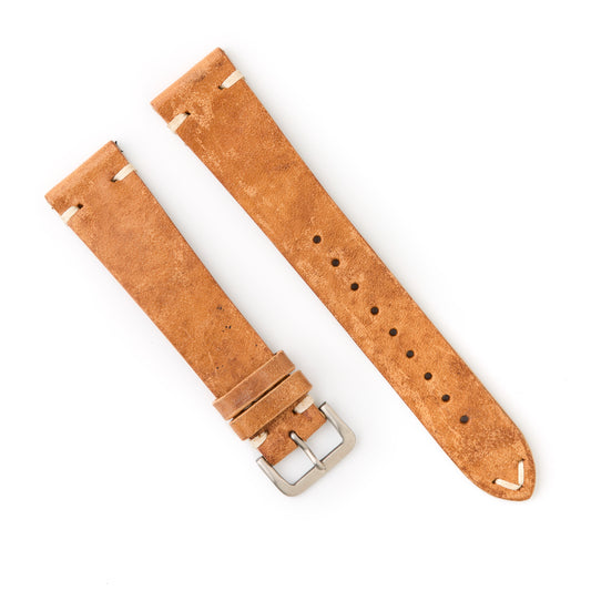Hatchling Straps Vintage Inspired Brown 20mm-Long