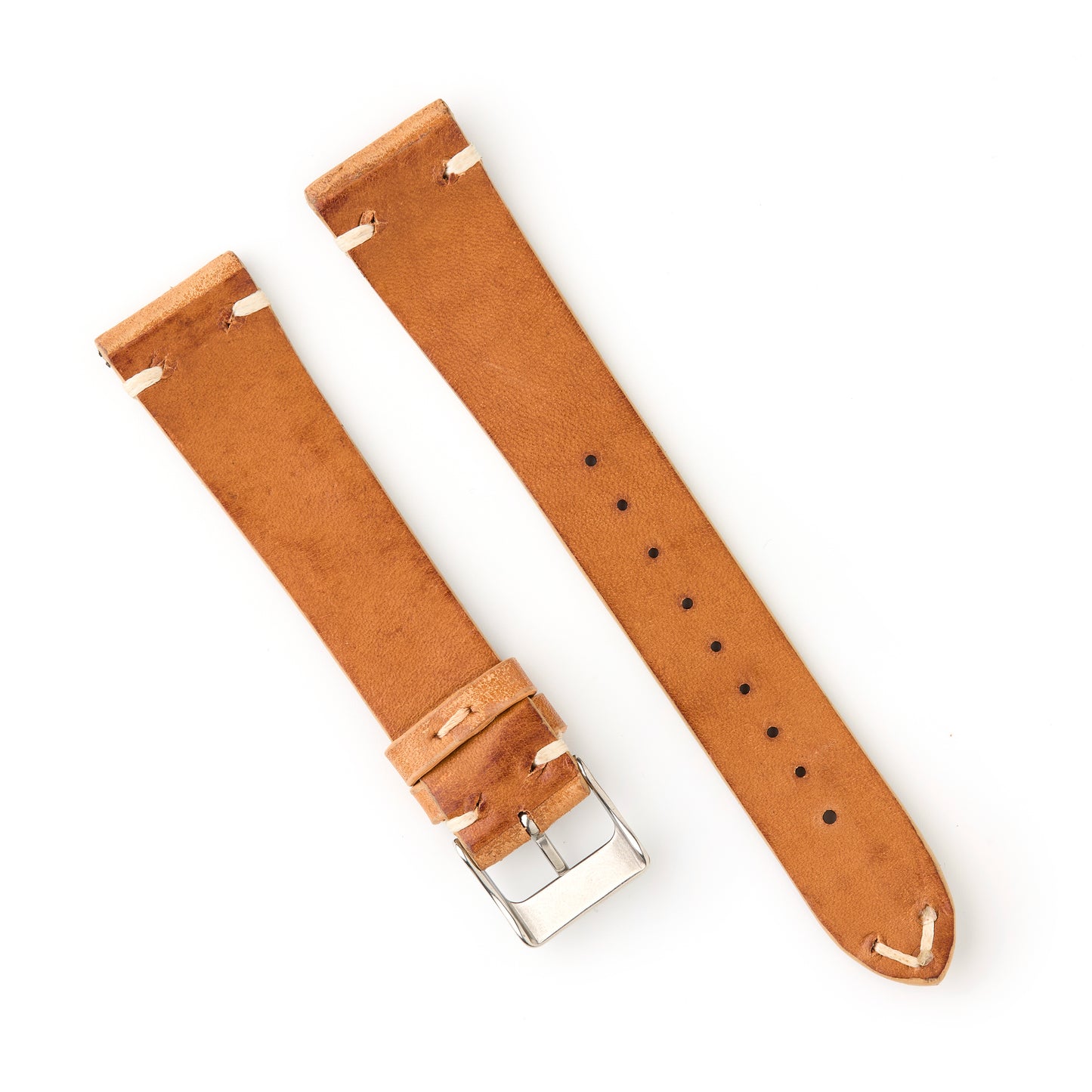 Hatchling Straps Vintage Inspired Brown 20mm-Long