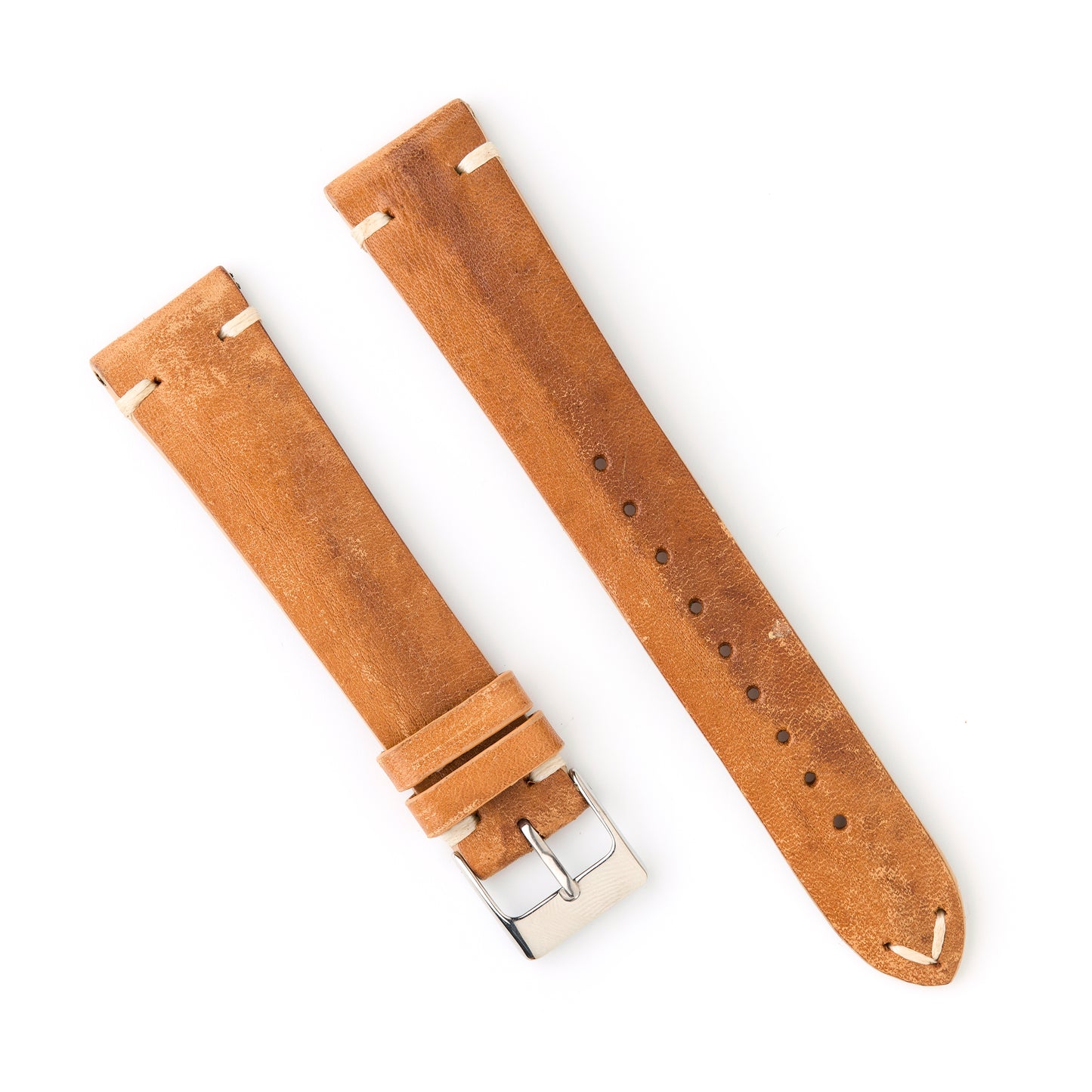 Hatchling Straps Vintage Inspired Brown 20mm-Long