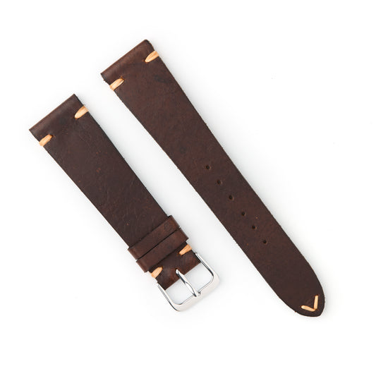 Hatchling Straps Vintage Inspired Brown 20mm