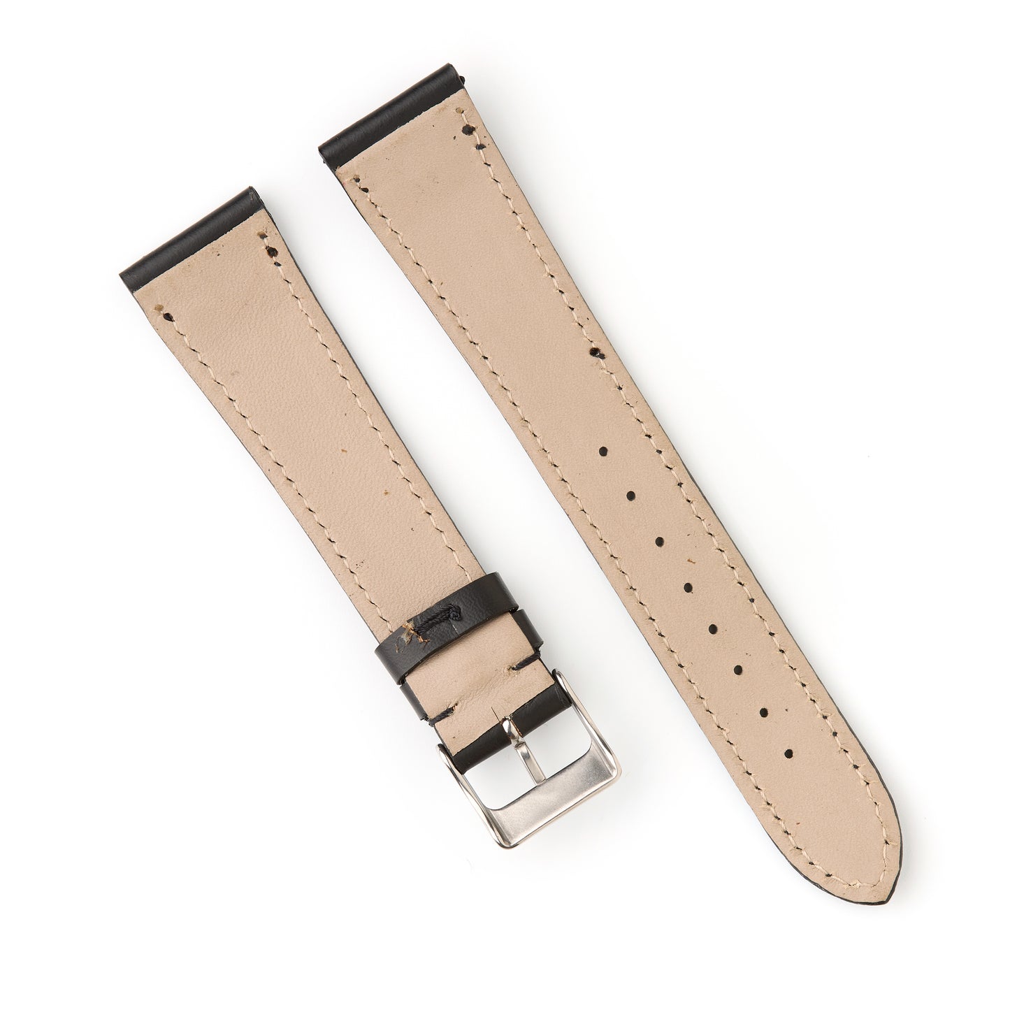 Hatchling Straps Vintage Inspired Black 20mm