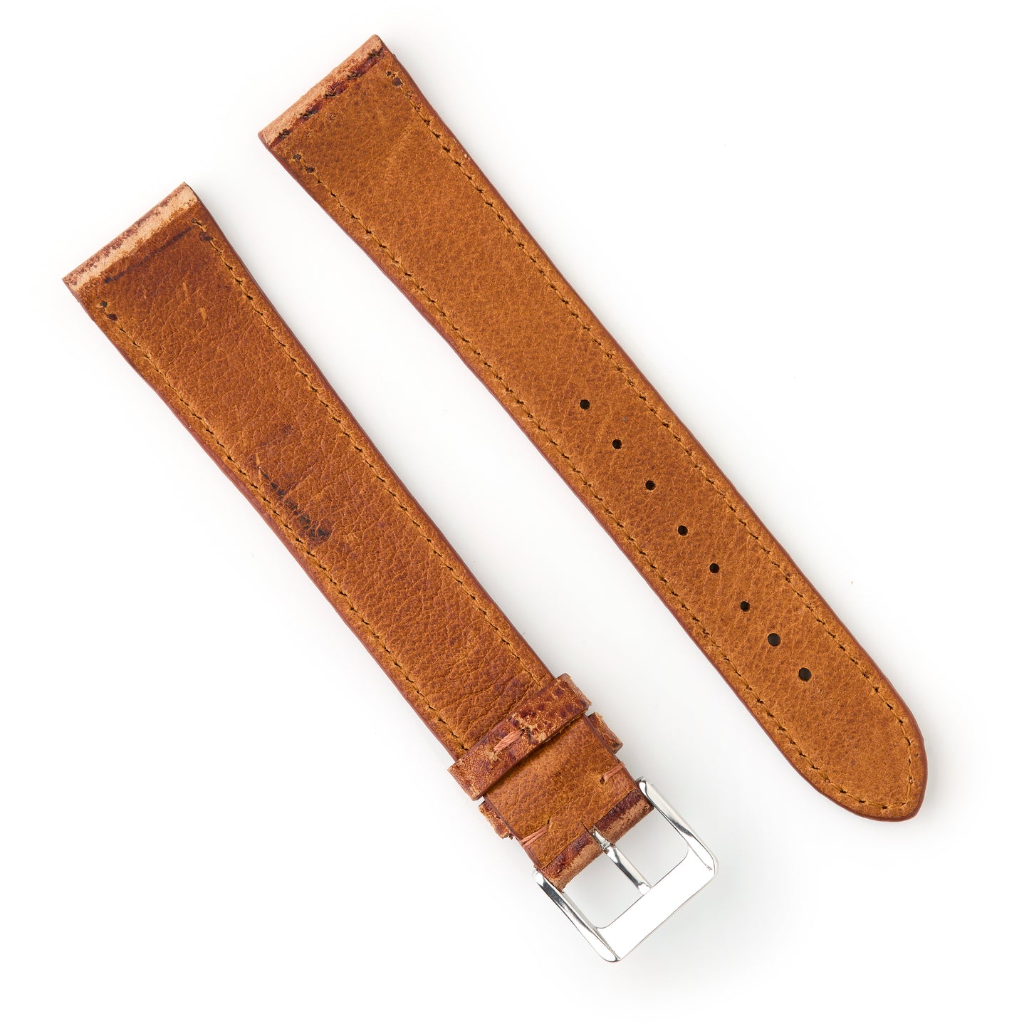 Hatchling Straps Vintage Inspired Brown 20mm-Extra Long