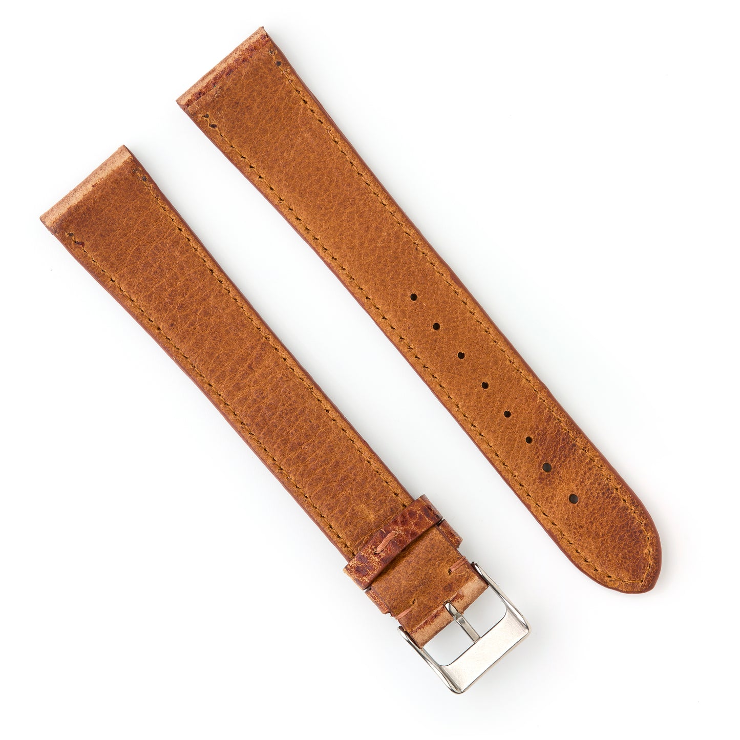 Hatchling Straps Vintage Inspired Brown 20mm-Extra Long