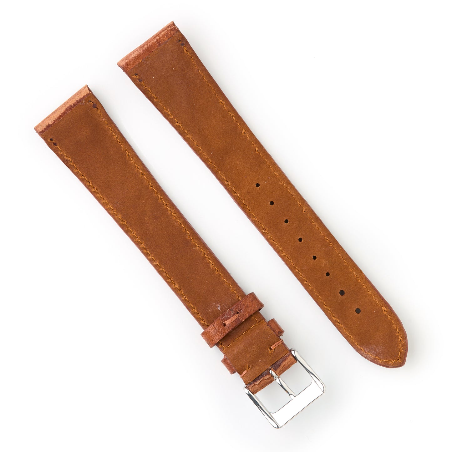 Hatchling Straps Vintage Inspired Brown 20mm-Extra Long