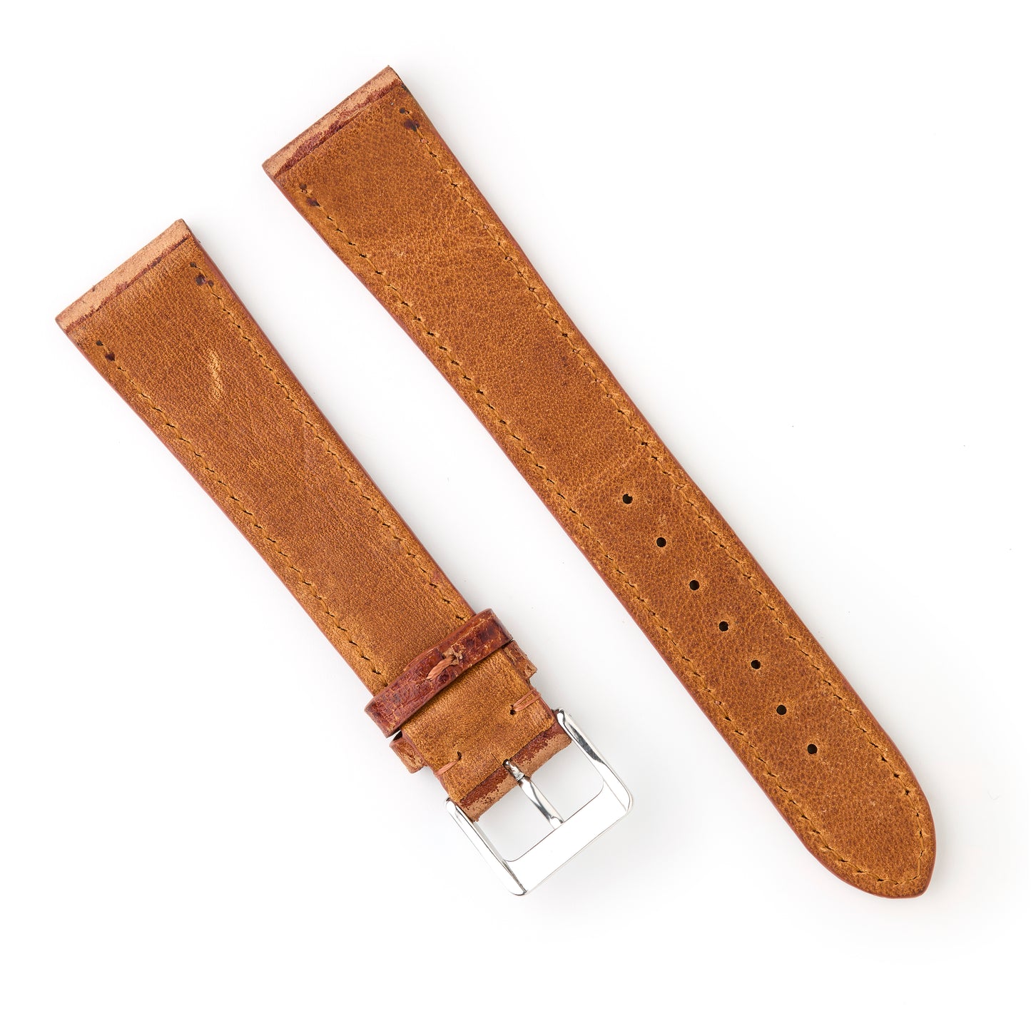 Hatchling Straps Vintage Inspired Brown 20mm-Long
