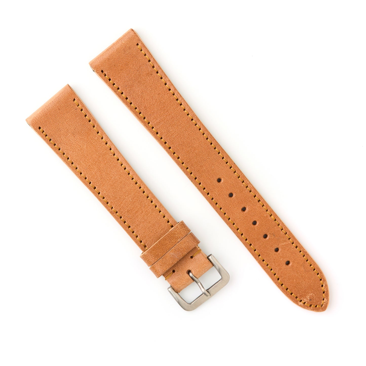 Hatchling Straps Vintage Inspired Brown 20mm-Long