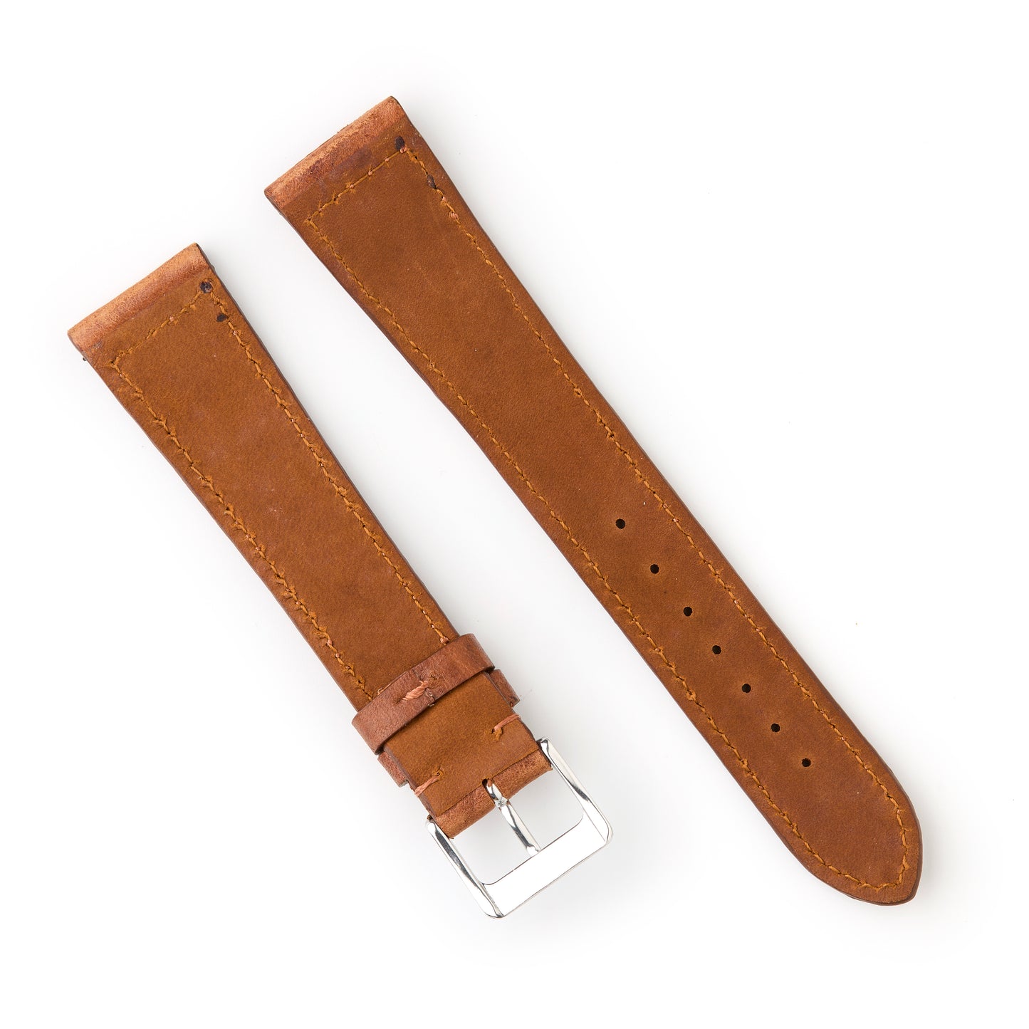 Hatchling Straps Vintage Inspired Brown 20mm-Long
