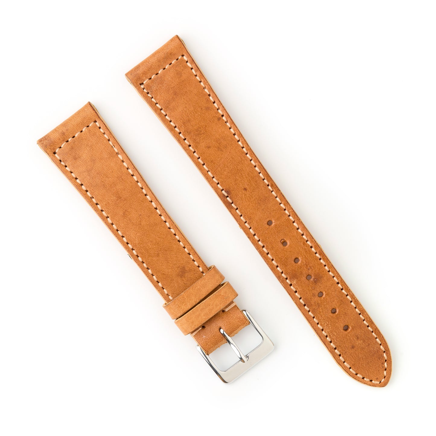 Hatchling Straps Vintage Inspired Brown 20mm-Long