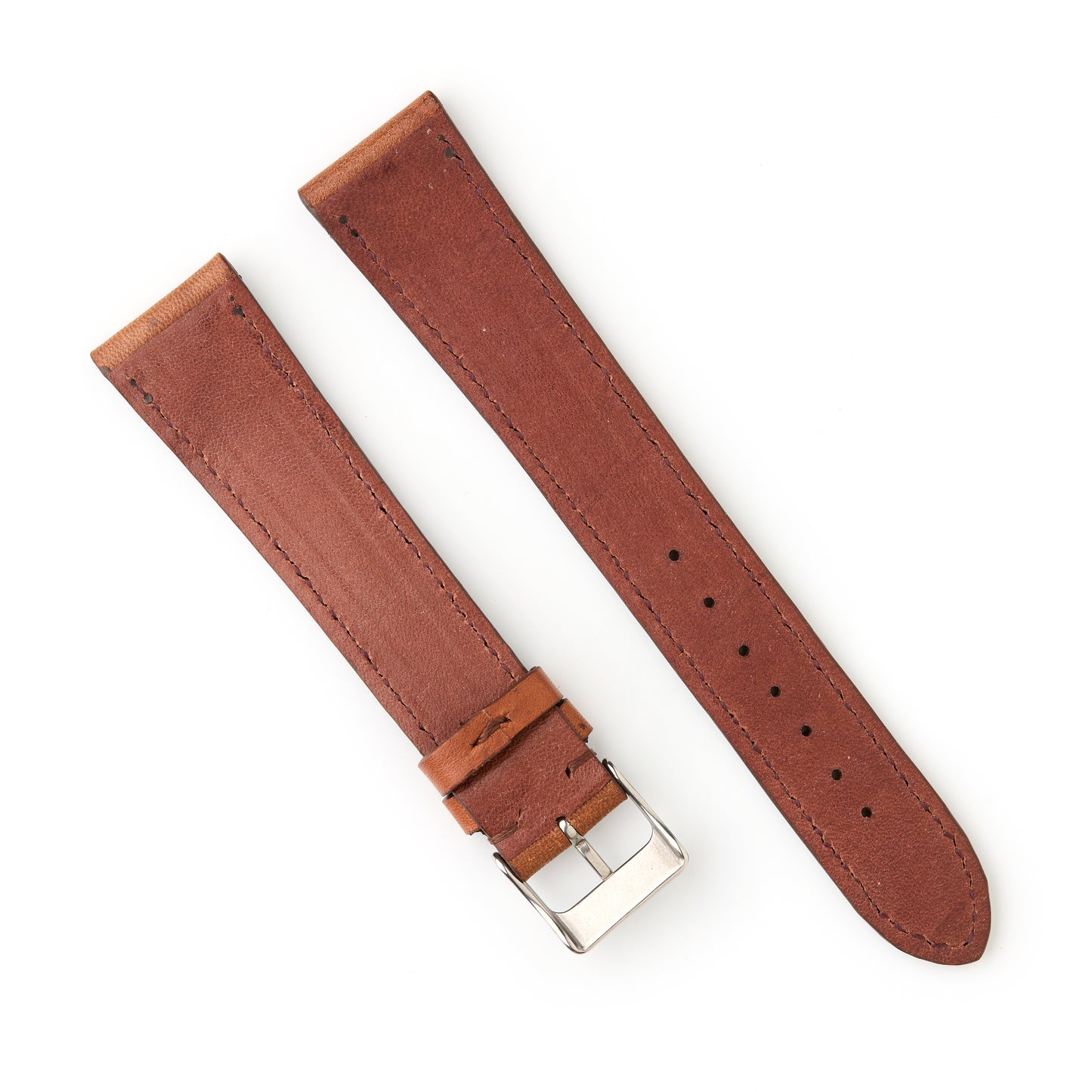 Hatchling Straps Vintage Inspired Brown 20mm-Long