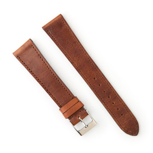 Hatchling Straps Vintage Inspired Brown 20mm-Long