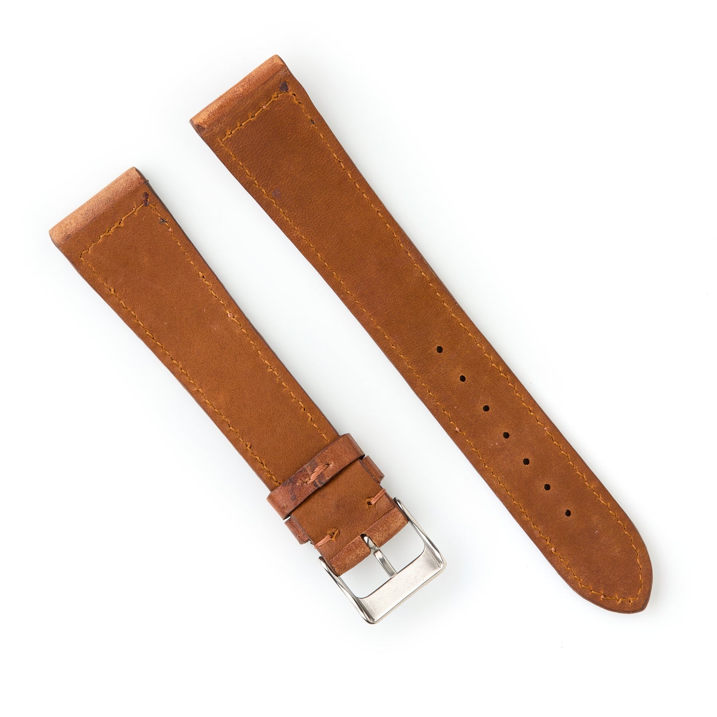 Hatchling Straps Vintage Inspired Brown 20mm-Long