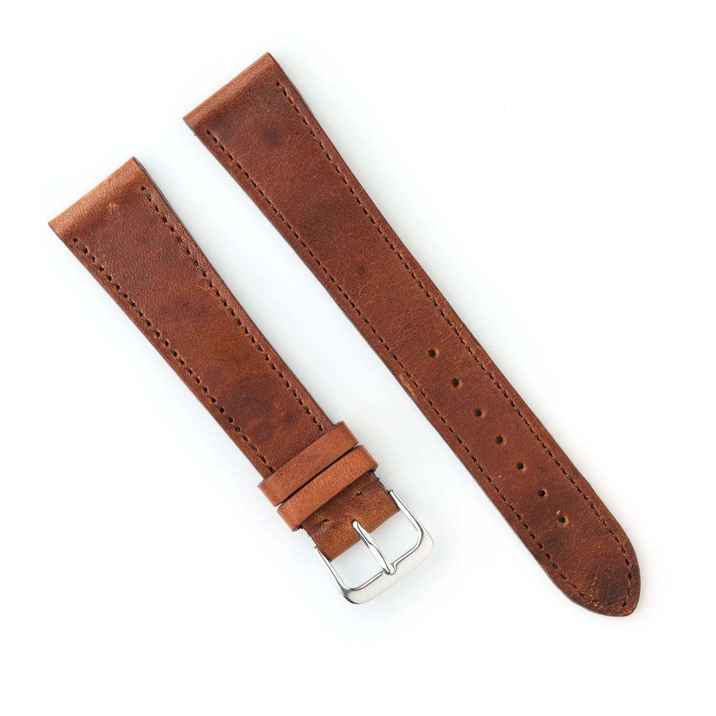 Hatchling Straps Vintage Inspired Brown 20mm-Long