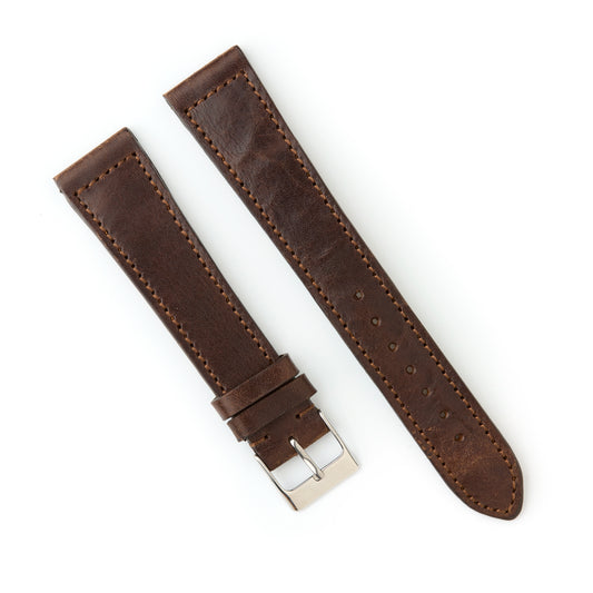 Hatchling Straps Vintage Inspired Brown 20mm-Long