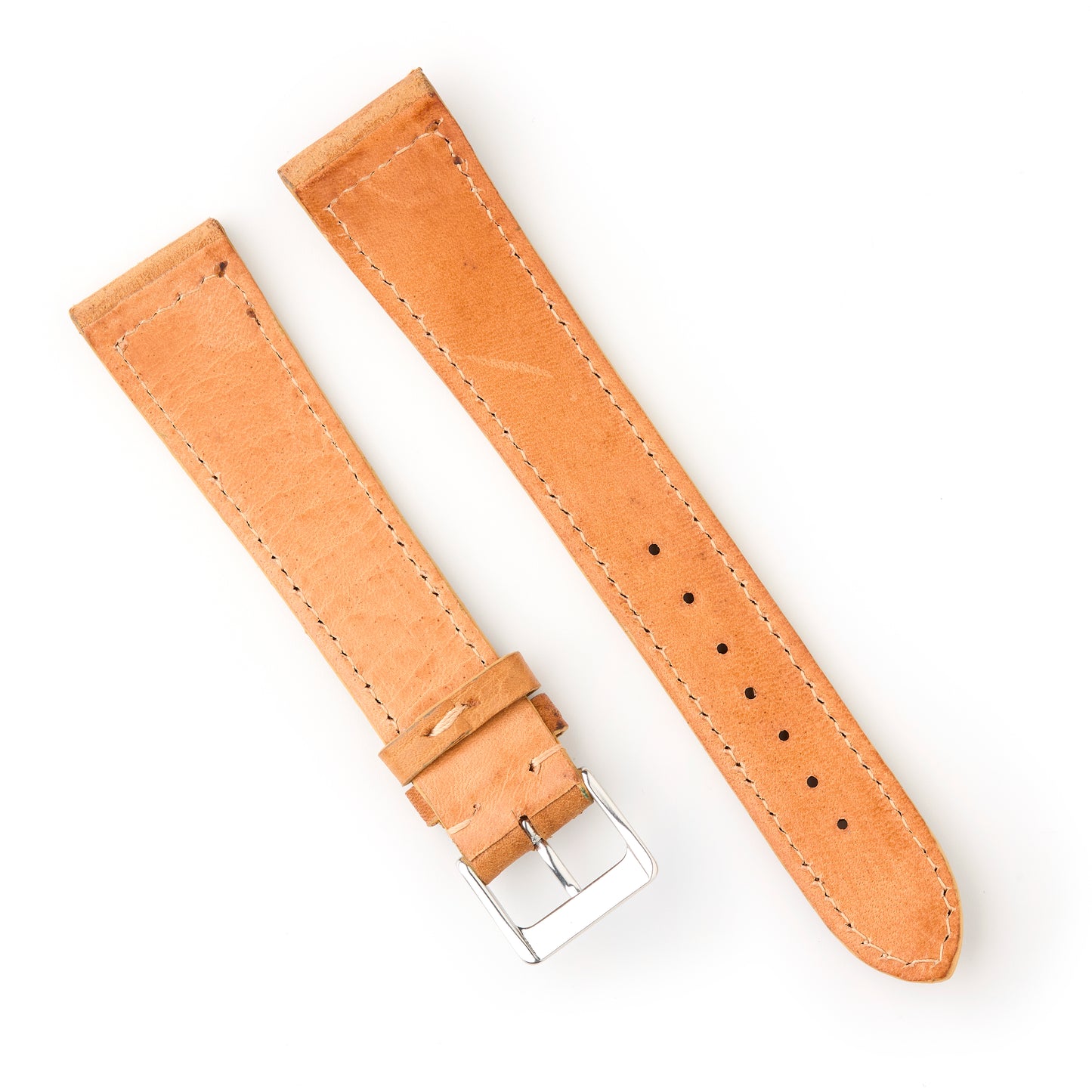 Hatchling Straps Vintage Inspired Brown 20mm-Long