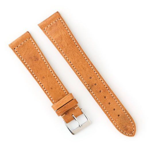 Hatchling Straps Vintage Inspired Brown 20mm-Long