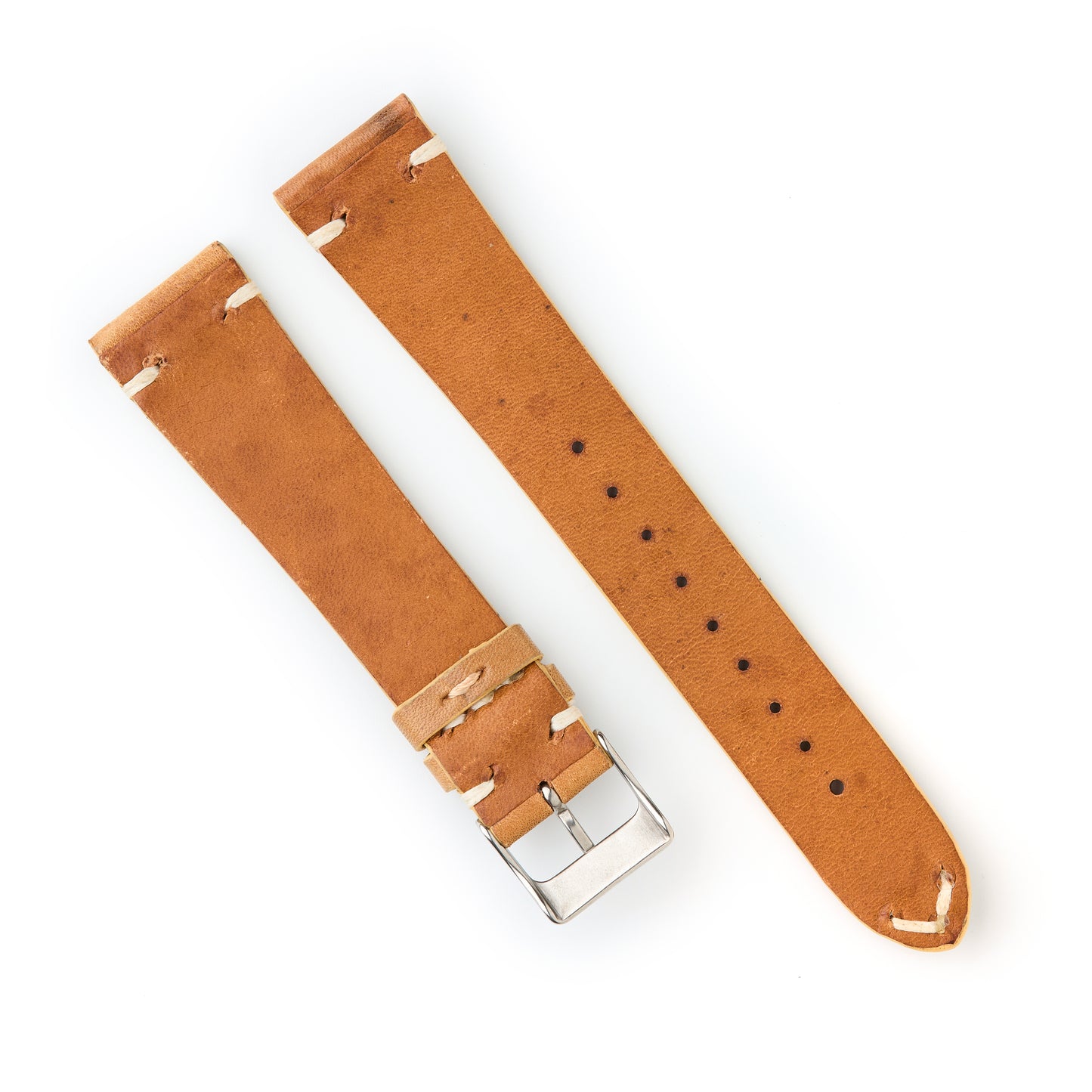 Hatchling Straps Vintage Inspired Brown 20mm-Long