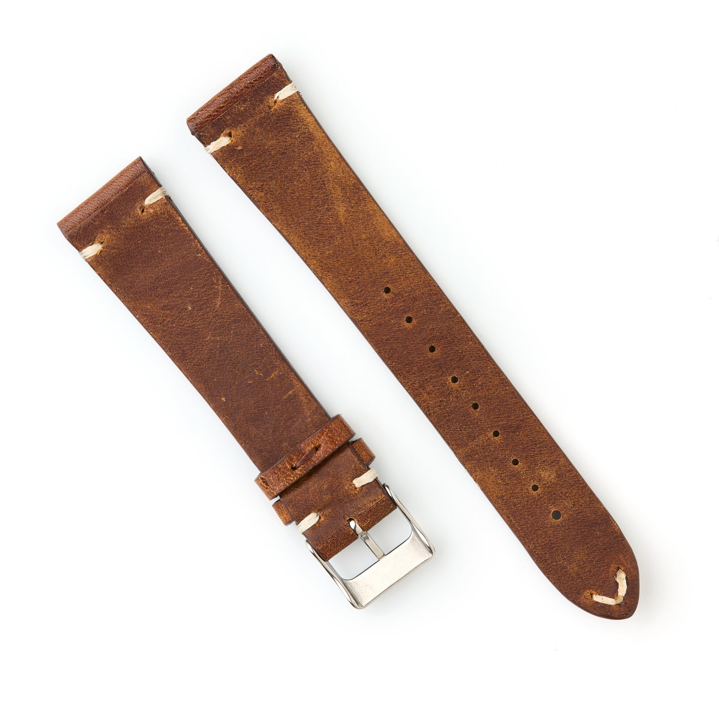 Hatchling Straps Vintage Inspired Brown 20mm-Long