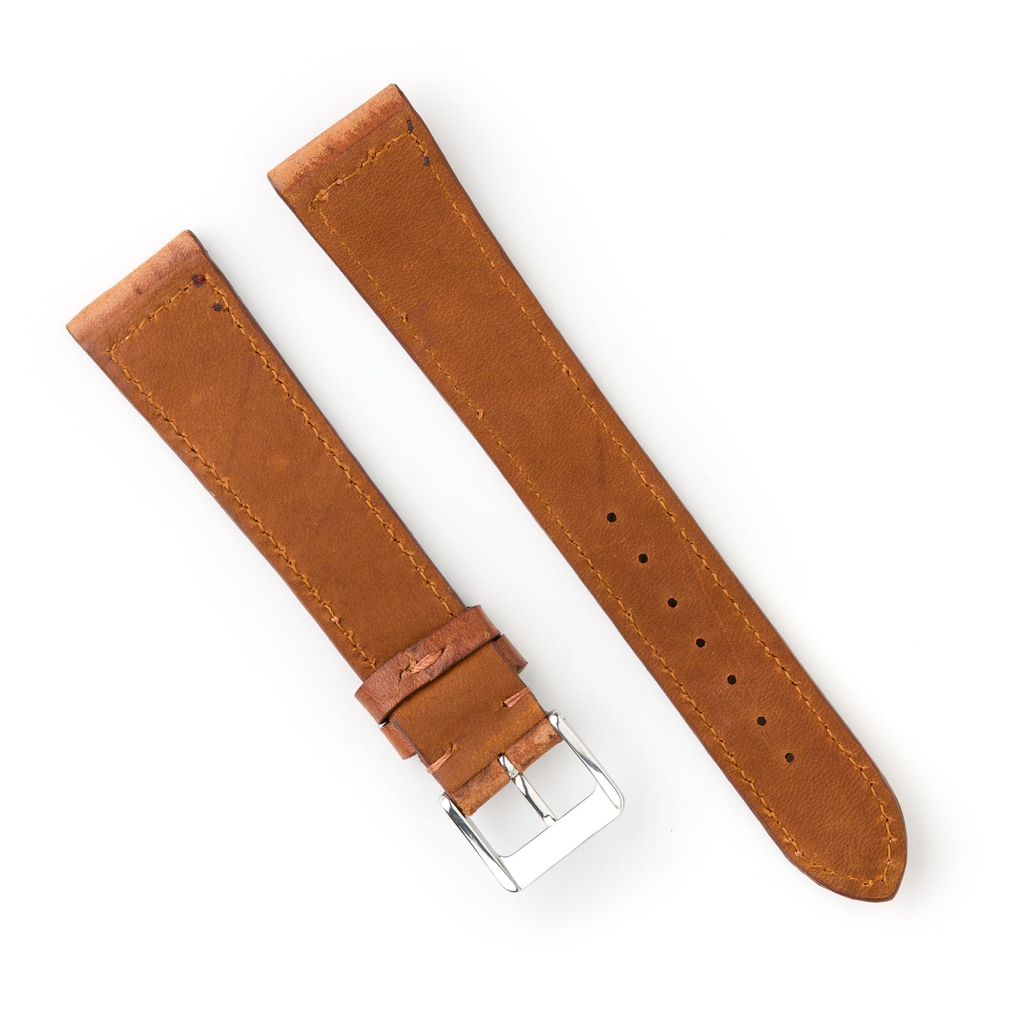 Hatchling Straps Vintage Inspired Brown 20mm-Long