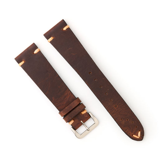Hatchling Straps Vintage Inspired Brown 20mm