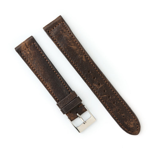 Hatchling Straps Vintage Inspired Brown 19mm