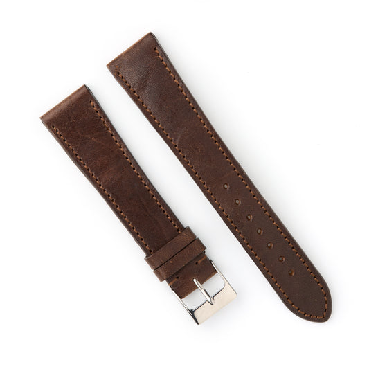 Hatchling Straps Vintage Inspired Brown 20mm-Long