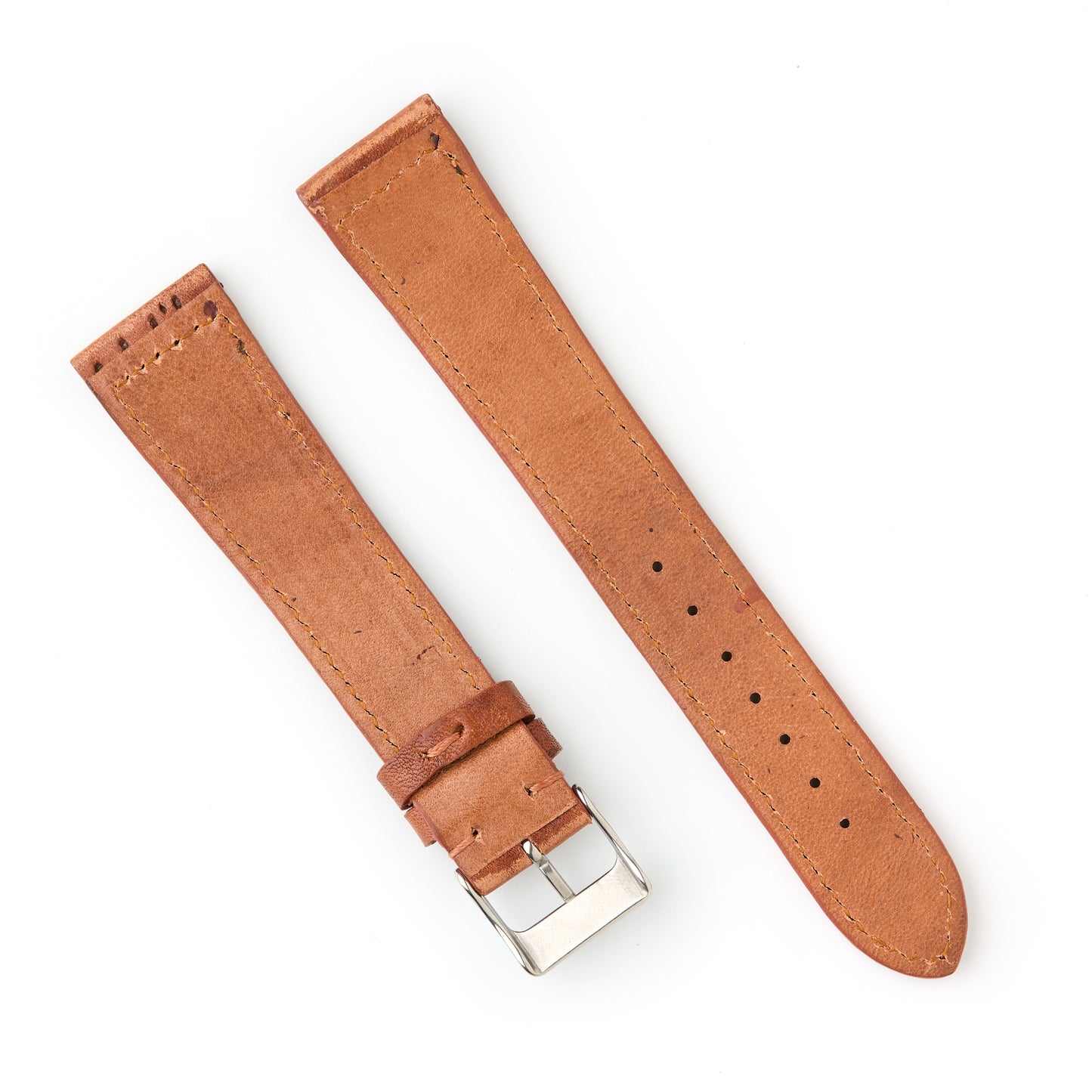 Hatchling Straps Vintage Inspired Brown 20mm-Long