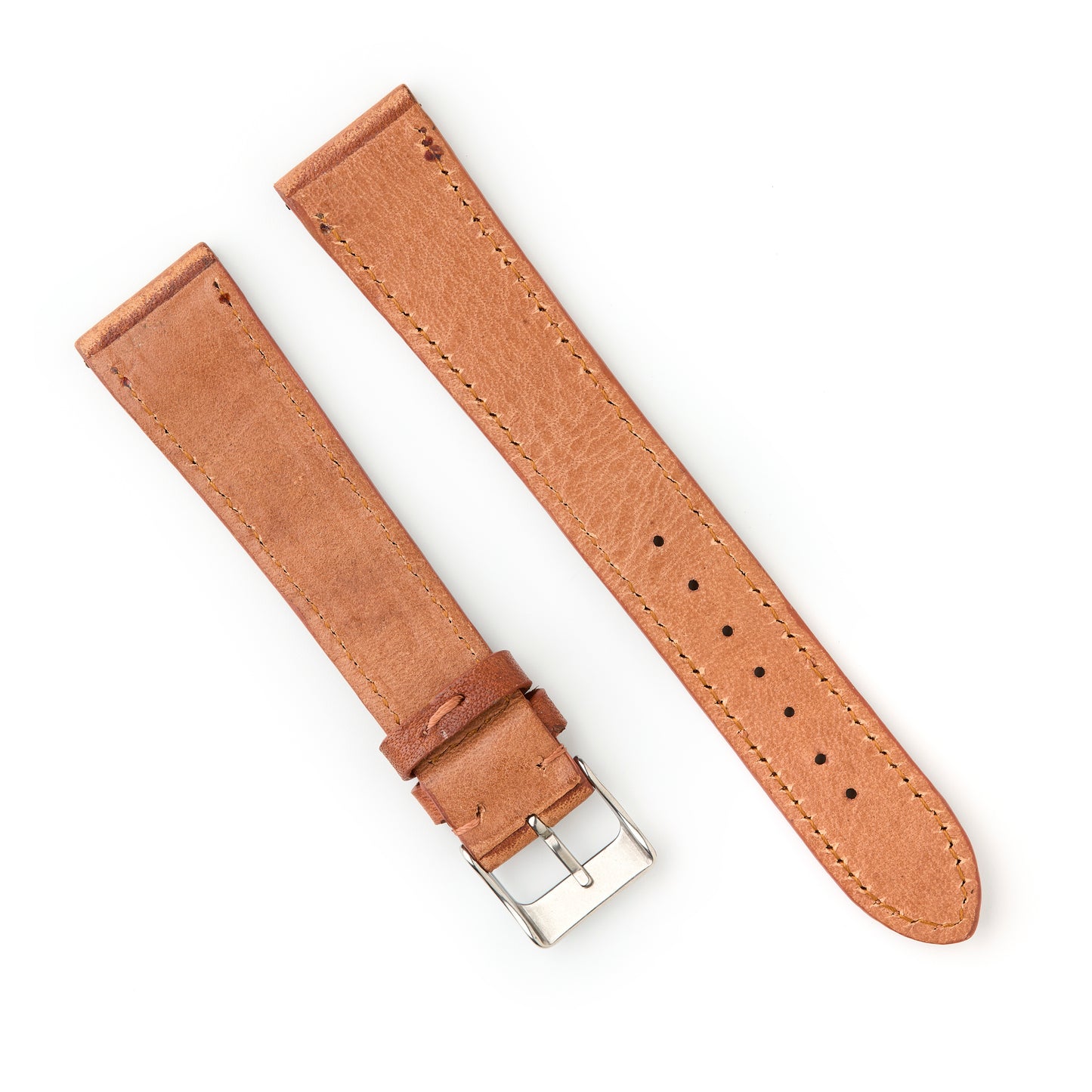 Hatchling Straps Vintage Inspired Brown 20mm-Long