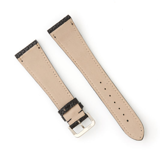 Hatchling Vintage Inspired Watch Strap Band Black 22mm