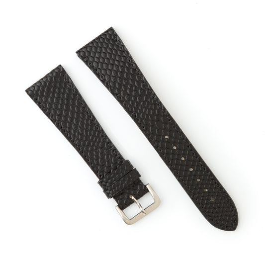 Hatchling Straps Vintage Inspired Black 22mm