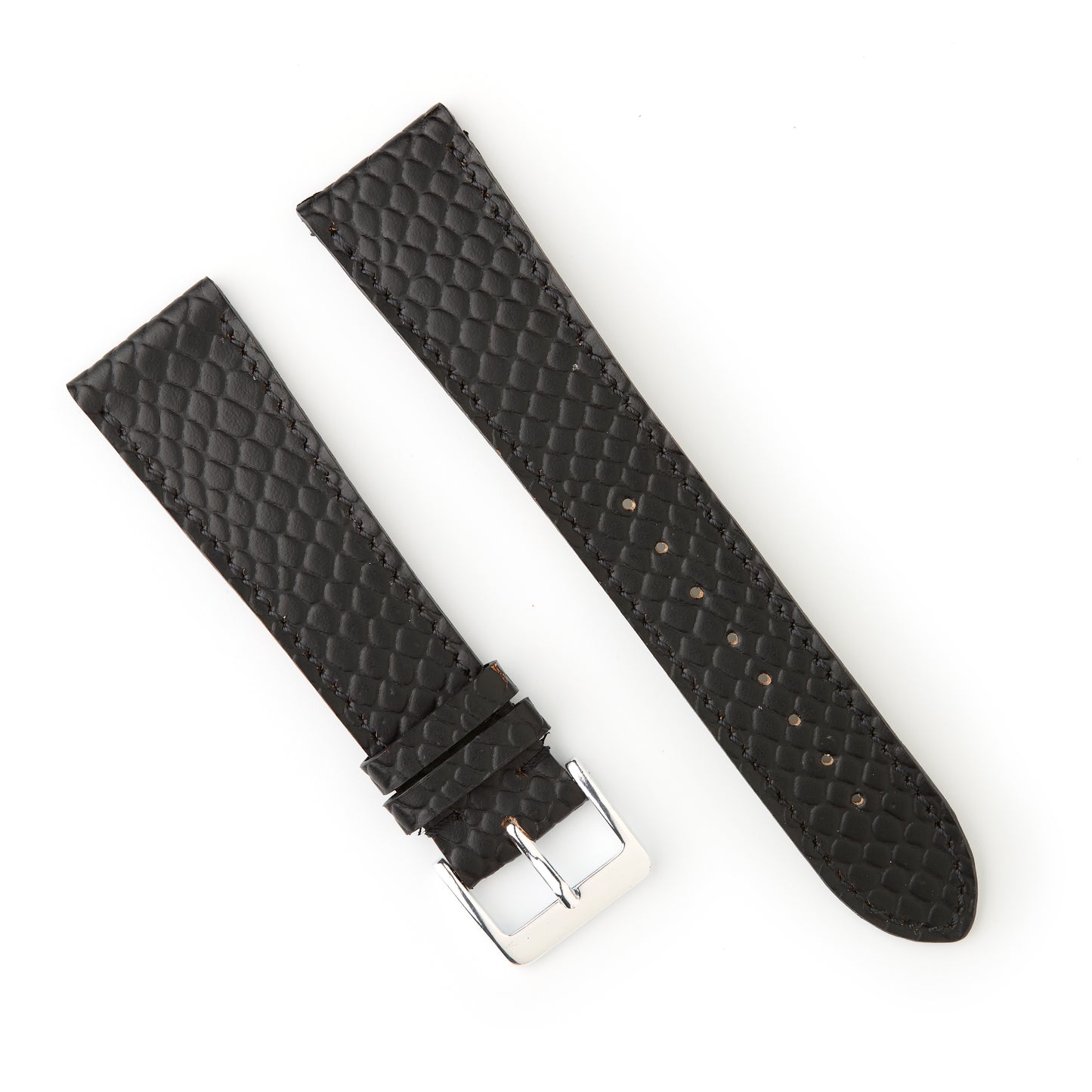 Hatchling Straps Vintage Inspired Black 22mm