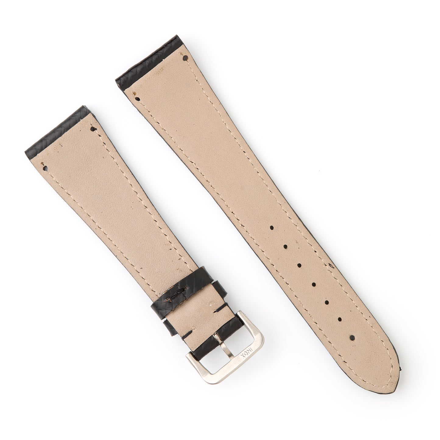 Hatchling Straps Vintage Inspired Black 22mm